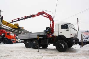 Чайка Сервис выпустила КАМАЗ 43118 с гидроманипулятором